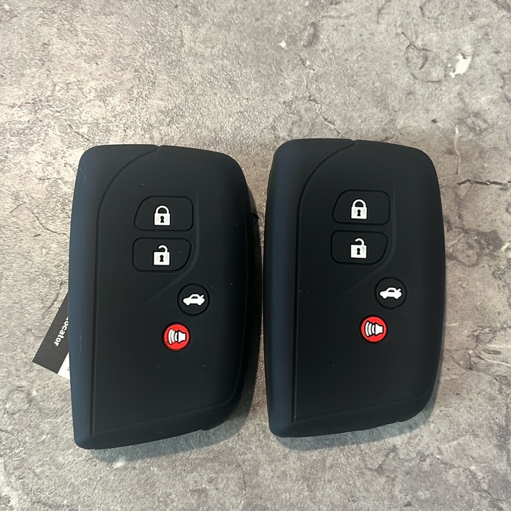 NEW Remote Rubber Projective Key Cover 2015 Lexus LS 460 Black